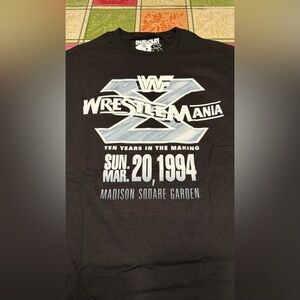 IYKYK Reprint WWF Wrestlemania 10 Logo Shirt XL Extra Large WWE Bret Hart Owen